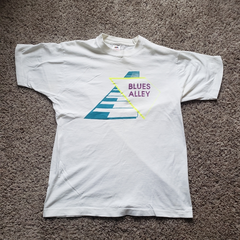 VINTAGE 90s Blues Alley single stitch tee